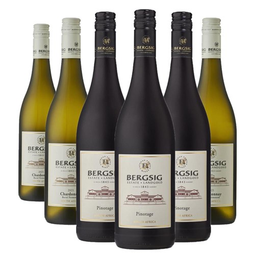 Case of 6 Mixed Bergsig Estate Red & White Wine